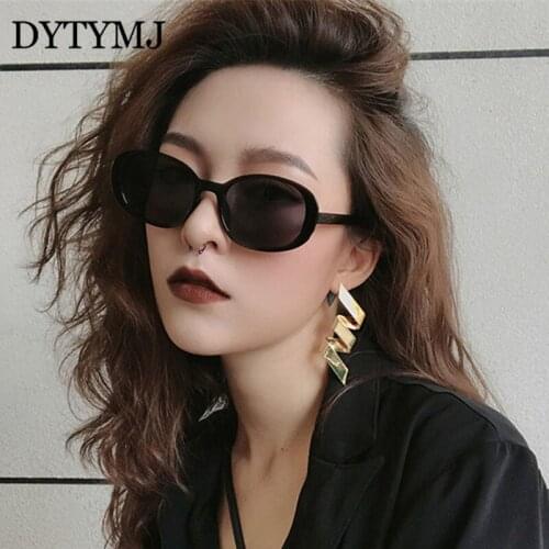 DYTYMJ Retro Oval Sunglasses Women 2021 Luxury Designer Sunglasses Women Vintage Round Sun Glasses for Men Gafas De Sol Mujer