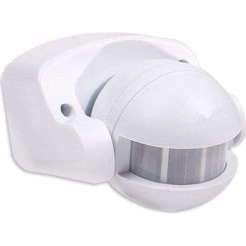 AC 220V-240V 110V 180 Degree Outdoor IP44 Security PIR Infrared Motion Sensor Detector Movement Switch Max 12m 50Hz 3-2000LUX