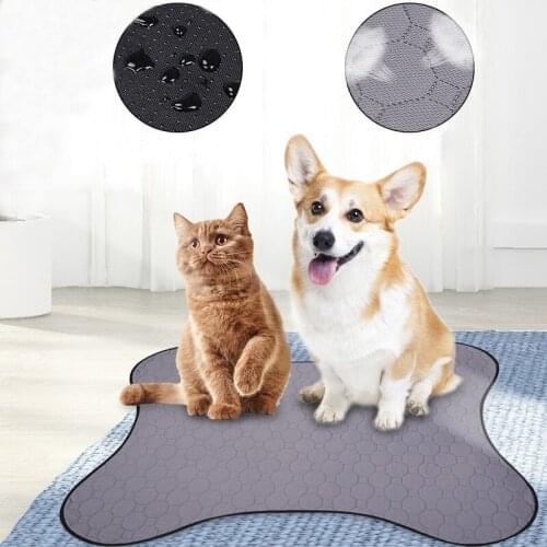 Dog Urine Pad Absorbent Diapers Waterproof Washable Reusable Anti Slip Diaper Mat For Small Medium Large Dogs Pets