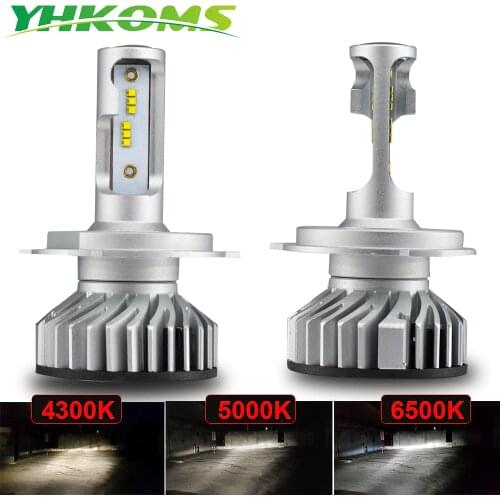 YHKOMS 12000LM H8 H11 Fog lights No Error H7 led canbus H4 LED Lamp H1 H3 H9 9005 HB3 9006 HB4 4300K 5000K 6500K Auto Bulb 12V