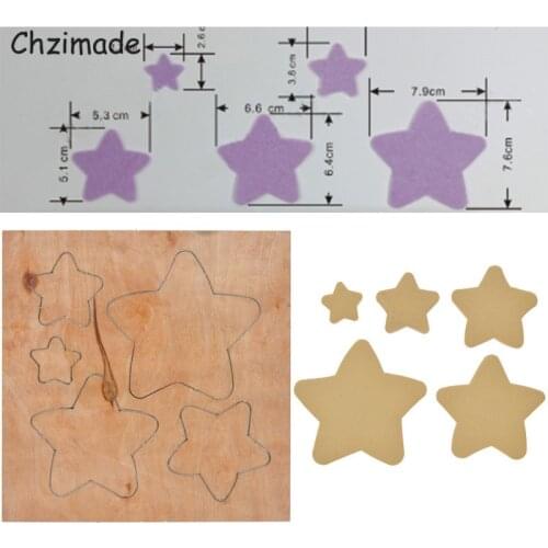 Chzimade Christmas Leaf Heart Wooden Leather Cutting Dies 2020 Mold For Diy Leather Blade Punching Handmade Tools