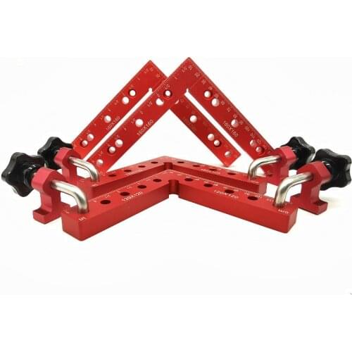 Woodworking Right Angle Positioning Clamps Auxiliary Positioner Corner Clamping Tools Aluminium Alloy Corner Ruler