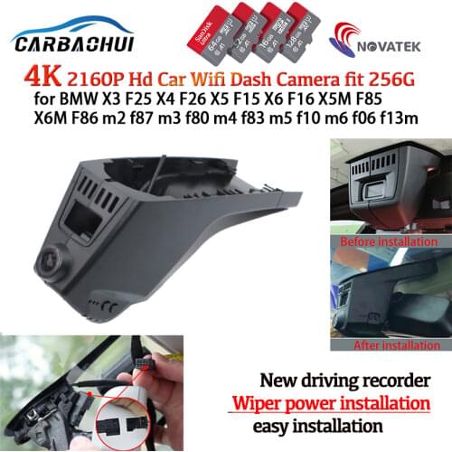 Easy install Video Recorder Dash Cam Camera for BMW X3 F25 X4 F26 X5 F15 X6 F16 X5M F85 X6M F86 m2 f87 m3 f80 m4 f83 m5 f10 f06