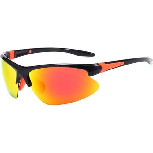 Vintage Bicycle Goggles Polarizing Glasses Sport Sunglasses Men Women Red Coated Mirror For Cyclists Protection Sun Glasses Bike