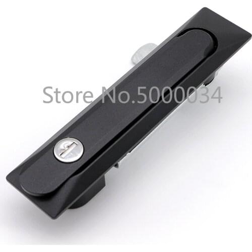 Zinc Alloy Electronic Panel Door Lock Key Server Cabinet Door Lock swing handle lock