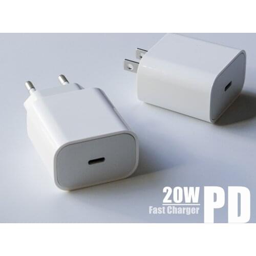20W 18W PD Charger QC 3.0 4.0 Fast Charging Adapter Wall Travel Charger For iPhone 12 mini Pro Max 11 Xs X USB C For Xr X SE2 8P