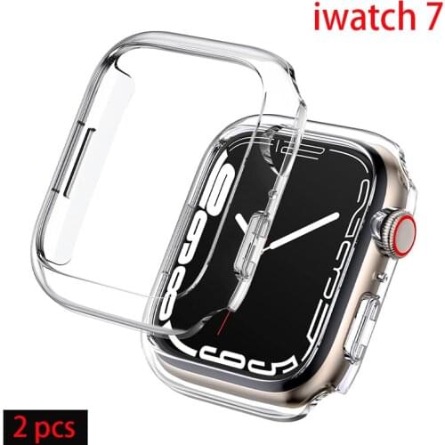 2Pcs Screen Protector Cover for Apple Watch Case band 44MM 40MM 38mm 42mm iwatch bracelet Apple watch Series 3 4 5 6 Accessories