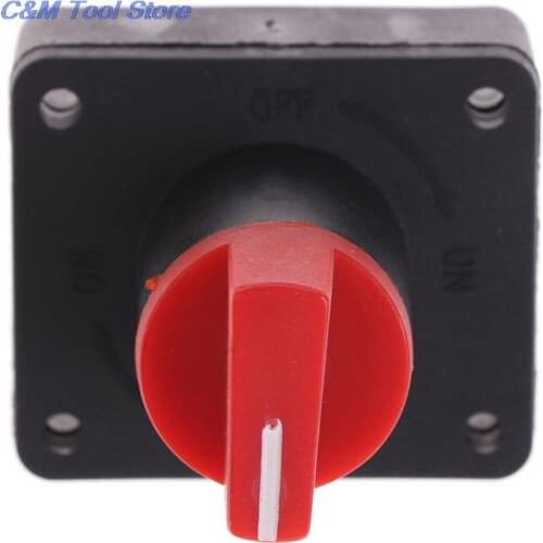 1pc 100A Battery Isolator Isolation Switch Disconnect Power Cut Off Kill Switches For RV Boat Car Truck Auto Yacht 12-63V