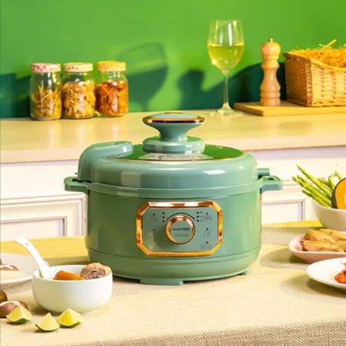 220V Electric Pressure Cooker Electric Steamer 3-4L Household Multifunctional High Pressure Rice Cooker Electric Hot Pot