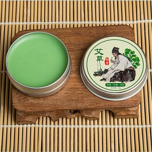 5pcs/lot Chinese Medicine Herbal Moxa Moxibustion Cream Ointment Balm Relief Arthritis Neck Body Pain Health Care Tsao Mugwort
