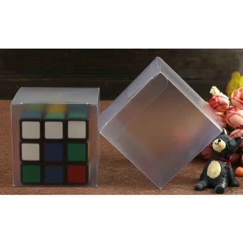 50pcs 7*7*7cm Frosted Pvc Box Plastic Clear Box Gift Boxes For Jewellery/Candy/food Packaging Display Boxes Diy Cases Storage