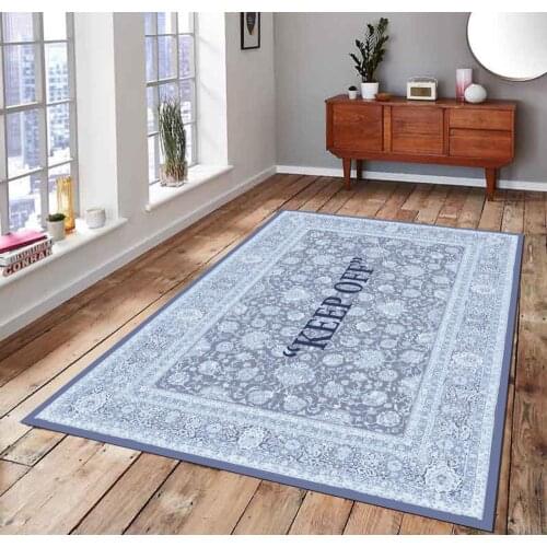 KEEP OFF 7 Classic Patterned Carpet , Fan Carpet Non Slip Floor Carpet,Teens Carpet,Area Rug