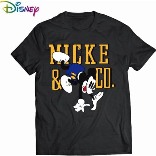 Disney Tee Shirt Basic Mickey Mouse T Shirt Women Casual O-neck Harajuku Summer Top Korean Hipster White Tshirt Dropship