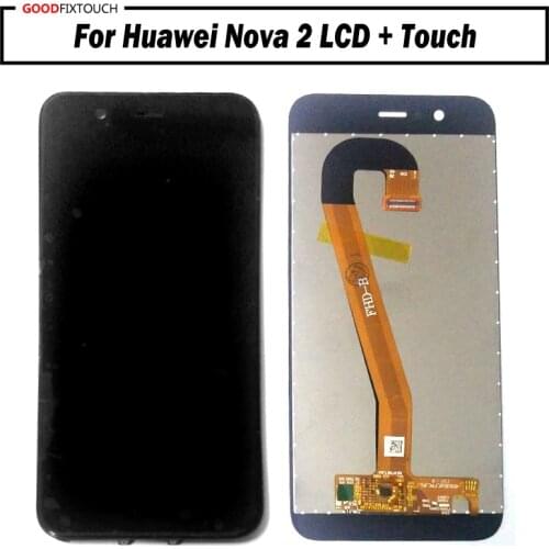 For Huawei Nova 2 PIC-AL00 PIC-L09 PIC-L29 PIC-TL00 PIC-LX9 LCD Display Touch Screen Digitizer Assembly For Nova2 LCD with frame
