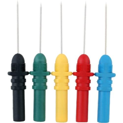 Hantek HT307 Oscilloscope Probe Probes/Needle/ Piercing Probes Set(Set of 5,Assorted Colors) automotive logic analyzer