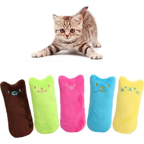 5 Colors Pet Cat Toys Grinding Catnip Toys Cute Pet Toy Cat Catnip Toys Cute Pillow Scratch Crazy Cat Kicker Catnip Cat Plush