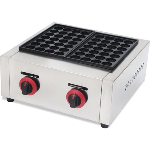 Best quality double plates Japanese food truck takoyaki machine Gas Fish Grill Commercial takoyaki for sale in china