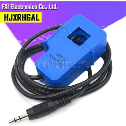 1PCS Non-invasive Split Core Current Transformer AC current sensor 100A SCT-013-000