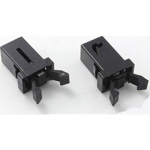 10pcs Trash Can Plastic Lock Self-Locking Switch Replacement Catch Compatible Touch Lid Bin Latch Repair Clip black