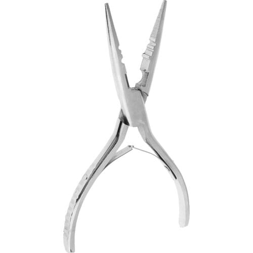 Steel Multi-function Hair Extensions Plier Tool For Silicone Micro Ring Loop