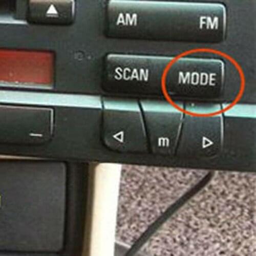 For BMW E46 98-06 Auxiliary Cable Replacement Accessory AUX Interface Adapter Car Blue 10Pins