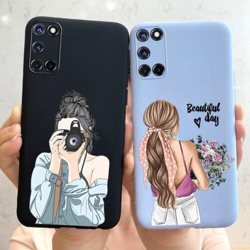 For OPPO A55 5G Case Soft Silicone Phone Case For OPPO A15 A72 A92 A92S A93 A54 A53 A59 A71 A73 A77 A37 Back Cover Fundas Bumper