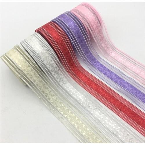 5yards/lot 1" 25mm Organza Ribbon Bow Wedding Decoration Lace Crafts DIY Trim Sewing Ribbon Decoration Material
