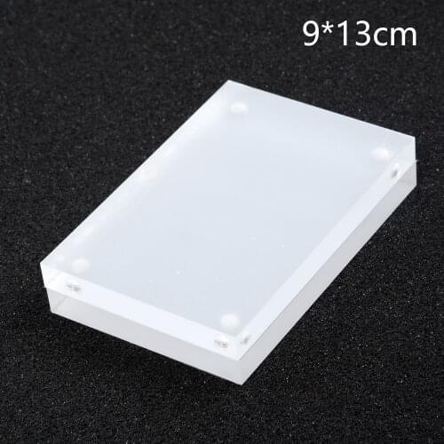 1pc Acrylic Photo Picture Frame Non-toxic Right Angle 5.5x8.2cm 6x9cm 7.5x10.5cm 9x13cm 10x15cm Odorless Home Decor Home Garden