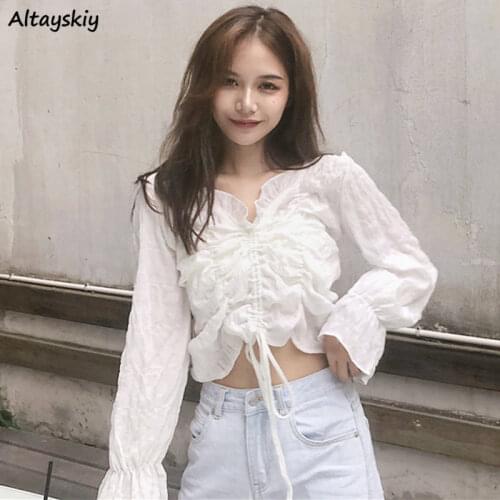 Altayskiy Women's Ruffle Shirts