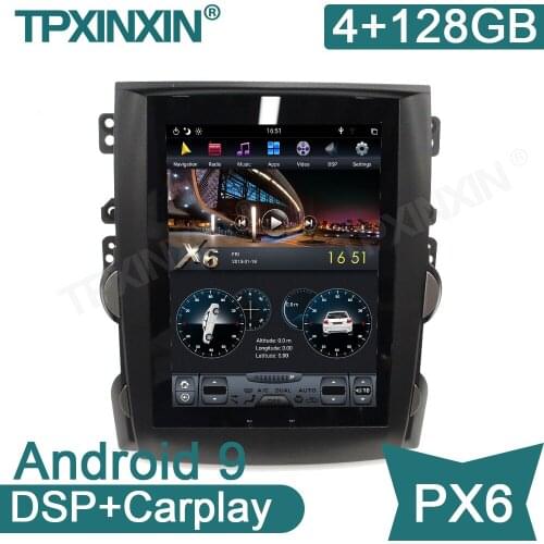 Android 9.0 4+128G PX6 For Chevrolet Malibu 2013-2015 Car GPS Navigation Stereo Head Unit Multimedia Player Auto Radio