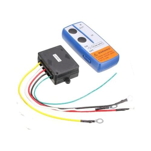 KROAK 12V Car Wireless Winch Electric Remote Control With Manual Transmitter Set Truck ATV SUV Truck Vehicle Trailer Kit