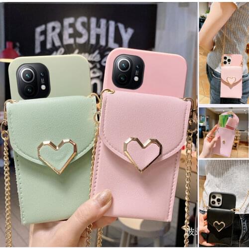 Strap Lanyard Wallet Phone Case for Xiaomi Mi11 Mi10 Mi10T Lite Ultra Pro Cover For Xiaomi Mi9 M8 MiA3 Lite SE Mi9T Pro Capa