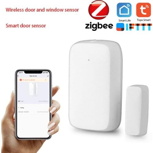 ZigBee Door Window Contact Sensor Smart Home Wireless Door Detectors Open/Close APP Remote Alarm Intelligent Linkage Door Sensor