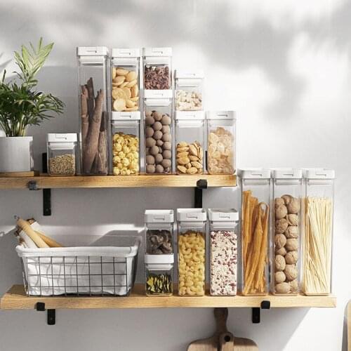 Food Sealed Storage Container Room Organizer Plastic Box Household Home Supplies Moisture-Proof Grain Tank Dry Goods Can