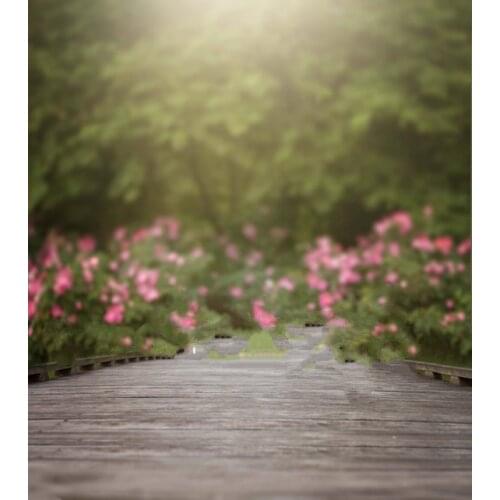 Rose Bridge Newborn Baby shower flower leaves blur Road photo backdrop Computer print children kids background