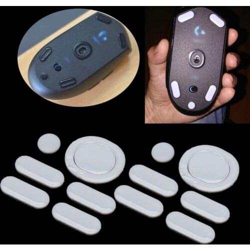 2 Sets/pack Tiger Gaming Mouse Feet Mouse Skate For Logitech G304 G305 Mouse White Mouse Glides Curve Edge