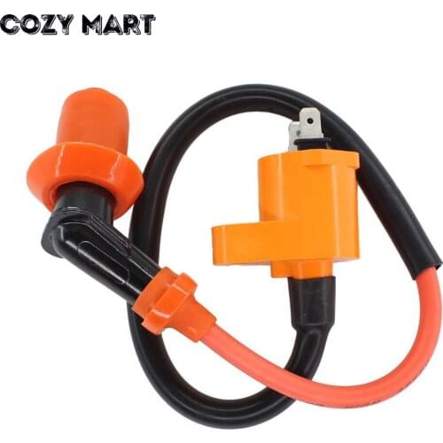 Ignition Coil For Honda NQ50 NB50 Elite Spree SA50 CH80 DIO TRX125 TRX200 TRX200D TRX200SX TRX250 EZ90 ATV Quad Dirt Bike