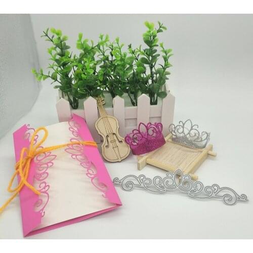 Wiredrawing single-sided lace crown, metal cutting die, paper jam products, DIY, scrapbook, decorative printed matter