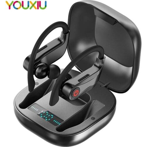 Q62 TWS Earphone bluetooth 5.0 Wireless Headset HiFi Waterproof Handsfree Earbud Power Display Smart Touch Bilateral Call Earbud