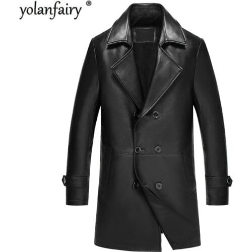 QYLVAWOY Men's Long Jackets