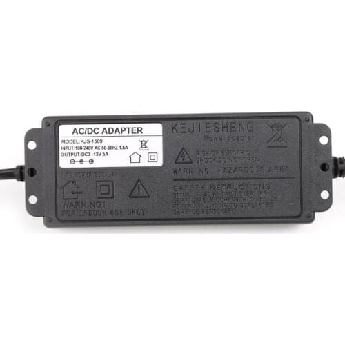 Adjustable Power Adapter With Voltage Digital Display Screen 3V-12V 5A EU Plug63HF