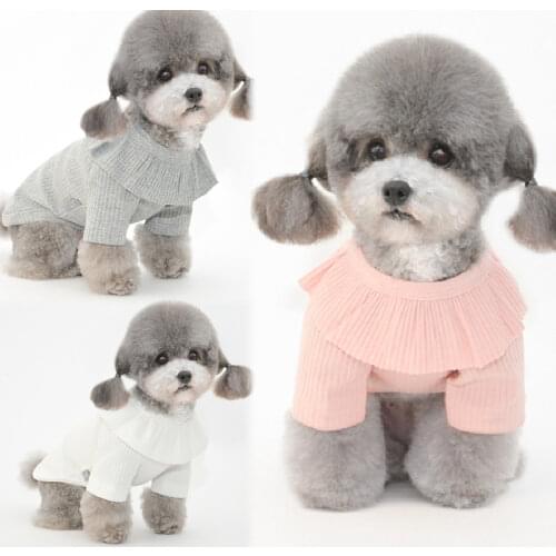 Cat Shirt Summer Pet T-shirt Pajamas Cute Pure Color Dog Clothing Chihuahua Doggie Puppy Yorkshire Poodle Pomeranian Clothes New