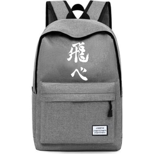 Oya Oya Oya Haikyuu Karasuno backpack laptop anime designer sac a dos bolso mujer mochilas da moda backpack