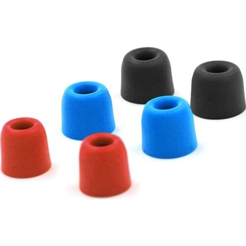 Headphone Sillicone Ear Pads Plugs Comfortable Memory Foam Ear Tips S M L Size