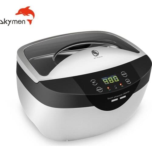 Skymen portable small 40khz household 2500ml 120W digital jewelry teeth ultrasonic cleaner