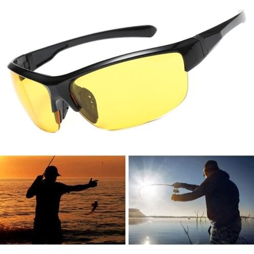 Specialized Night Vision Fishing Glasses UV400 Fishing Sunglasses Unisex Hiking Camping Eyewear Outdoor Climbing Cycling Goggles