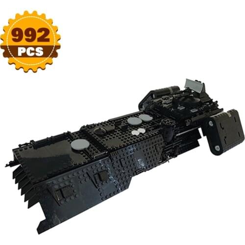 Moc Space Wars Night Buzzard Blocks Spaceship Samurai Vehicle Transport Ship Building Blocks Prison Ship Model Child Toy Gift