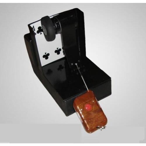 Top Quality Remote Control Card Fountain,Spray Card Device Magic Tricks,Metalism Stage,Gimmick,Illusion,Props,Magician