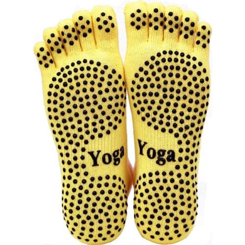 1 Pair Mens Non Slip Yoga Socks Solid Color Breathable Anti Skid Cotton Floor Socks Deodorant Gym Fitness Ballet Pilates