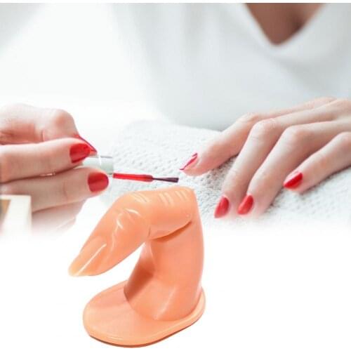 80% Hot Sale 10Pcs False Finger Back Glue Simulated ABS Nail Art Training Display Tools for Salon